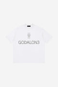 GODALON3 - Testament Essential - Loose Drop Shoulder T-Shirt (White)