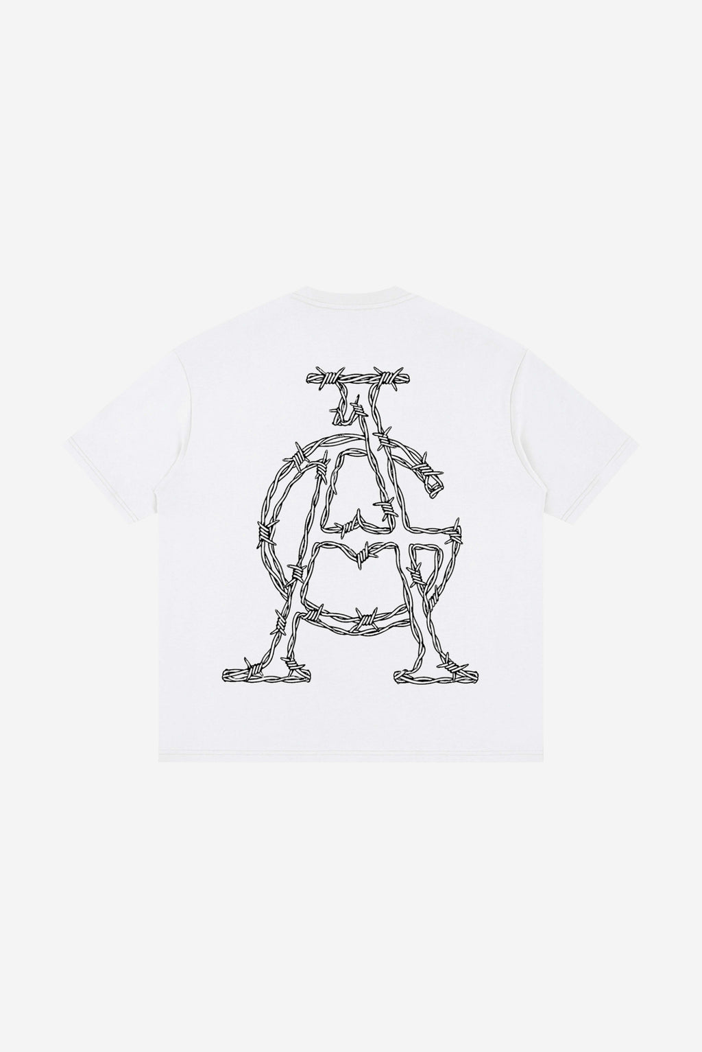 GODALON3 - Testament Essential - Loose Drop Shoulder T-Shirt (White)