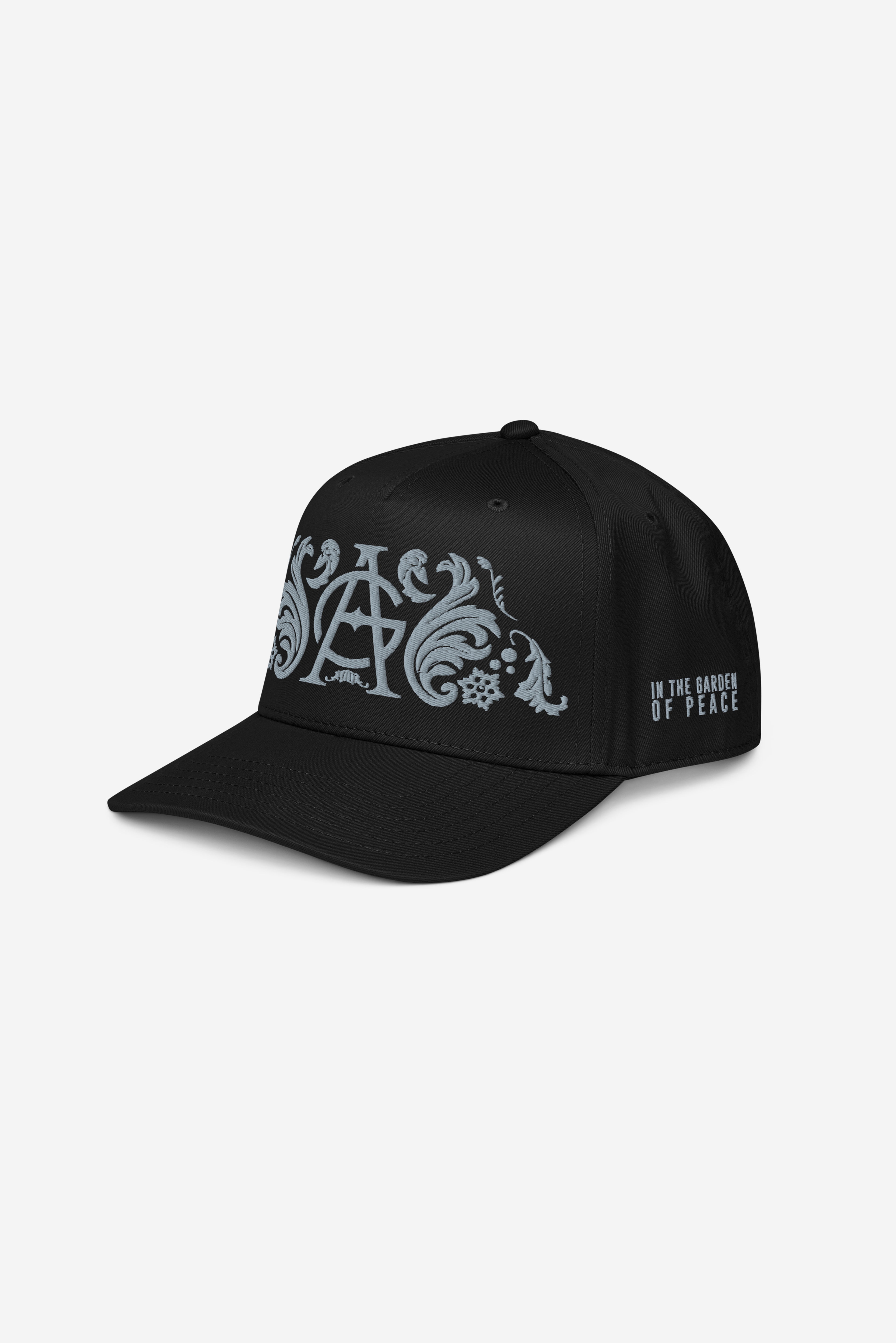 GODALON3 - IN THE GARDEN OF PEACE - 5 panel cap (Black)
