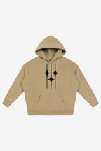 GODALON3 - Snow Wash Fleece Oversize Hoodie (Khaki)