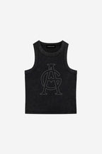 GODALON3 - Women's Snow Washed Tank Top (Black)