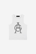 GODALON3 - Women's Snow Washed Tank Top (White)