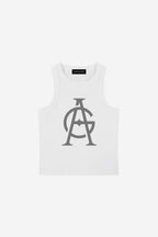 GODALON3 - Women's Snow Washed Tank Top (White)