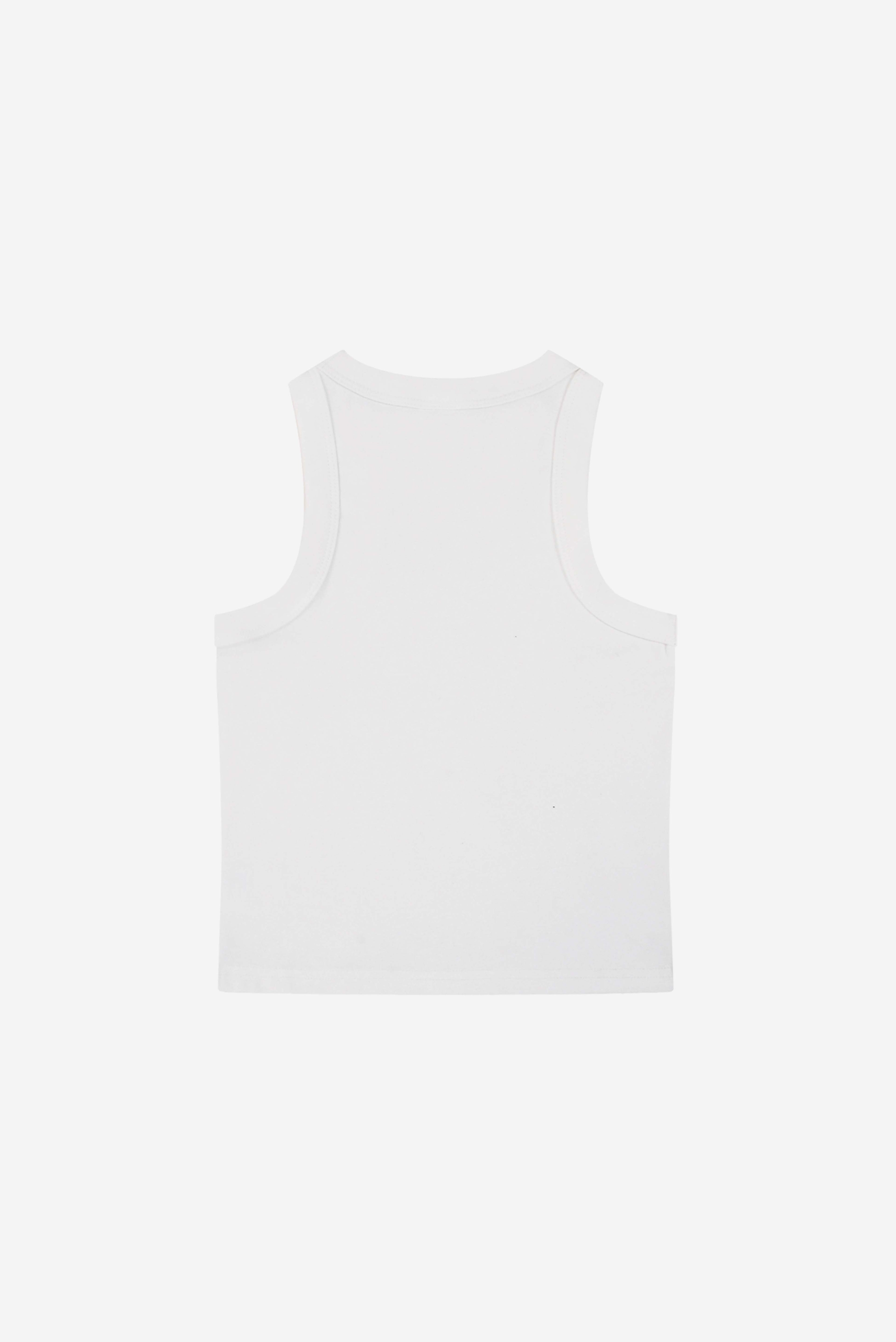 GODALON3 - Women's Snow Washed Tank Top (White)