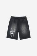 GODALON3 - Washed Shorts (Black)