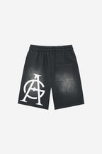 GODALON3 - Washed Shorts (Black)