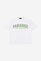 GODALON3 - Paradise - Loose Drop Shoulder T-Shirt (White)