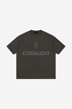 GODALON3 - Paradise Essential - Loose Drop Shoulder T-Shirt (Ash Grey)