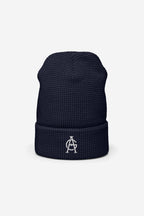 GODALON3 Logo - Waffle Beanie (Navy)