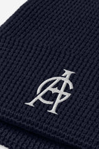 GODALON3 Logo - Waffle Beanie (Navy)