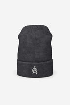 GODALON3 Logo - Waffle Beanie (Charcoal Grey)