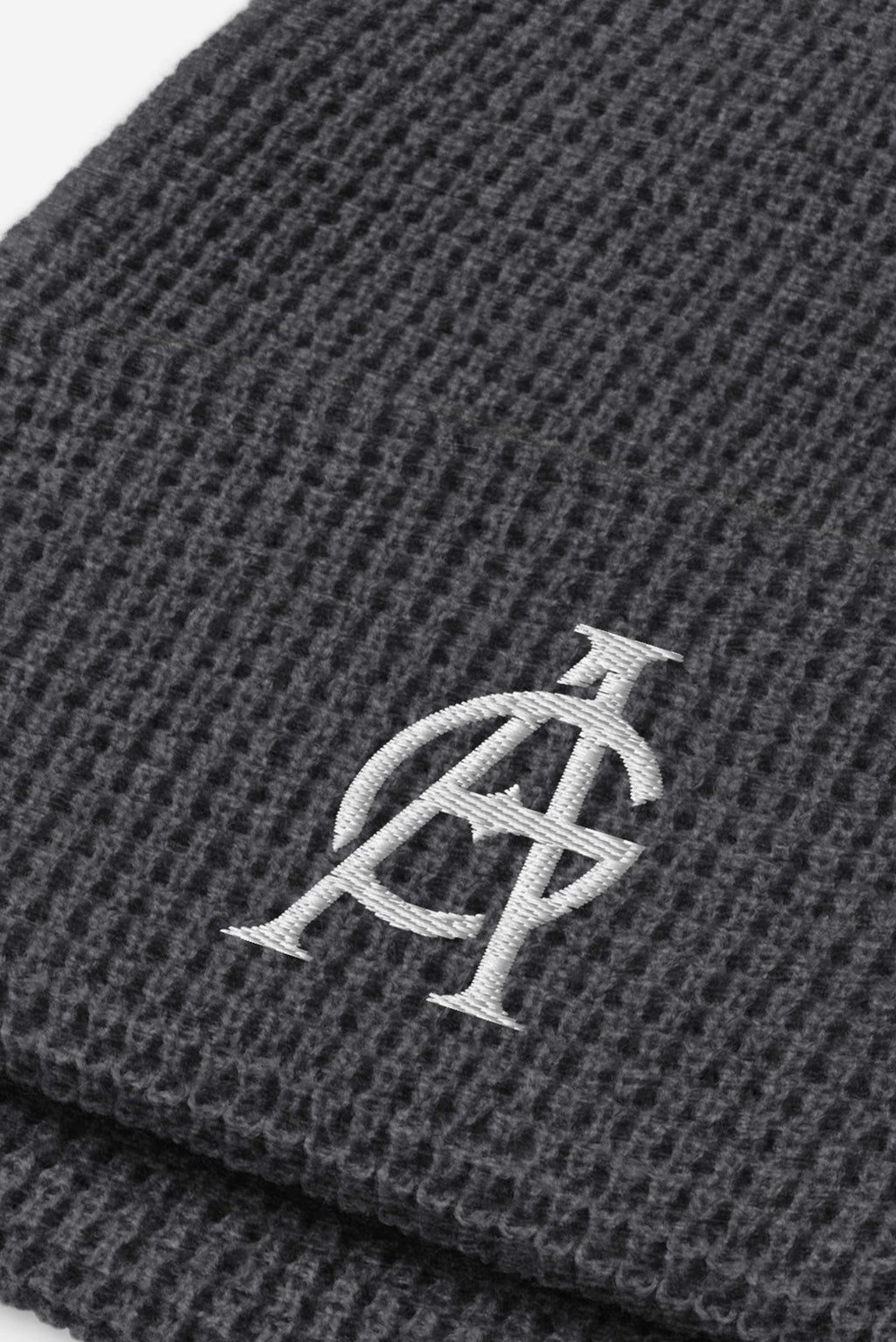 GODALON3 Logo - Waffle Beanie (Charcoal Grey)