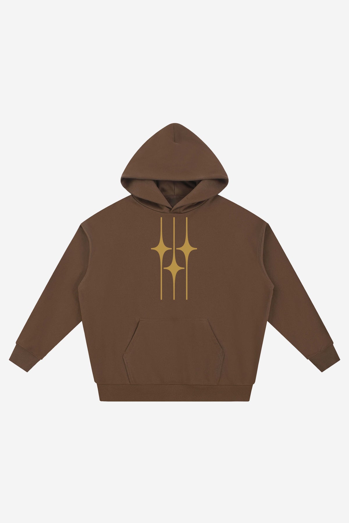 GODALON3 - Essential Heavyweight Hoodie (Brown)