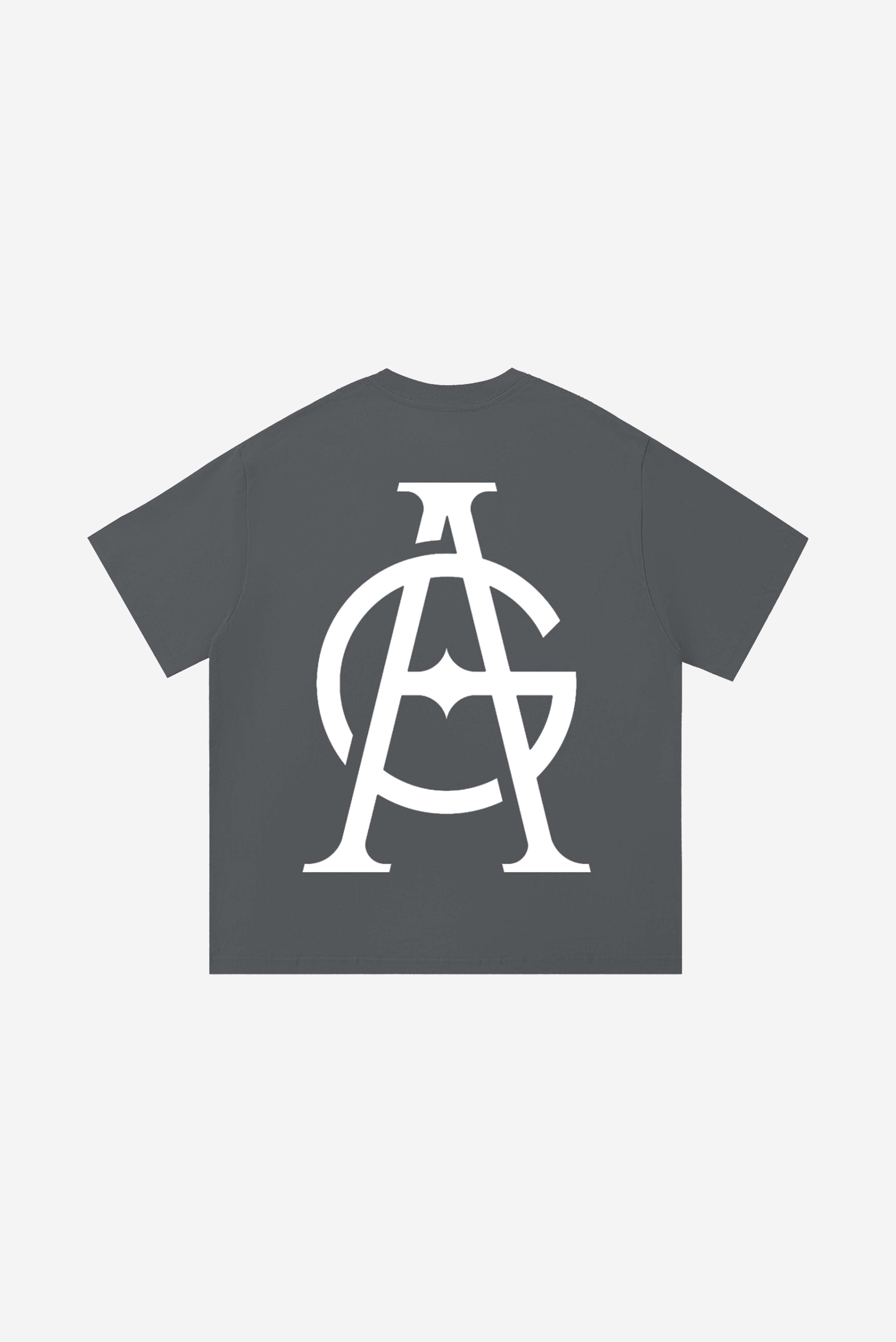 GODALON3 - Essential Cotton T-Shirt (Washed Grey)