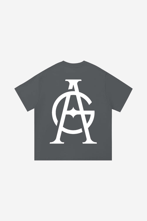 GODALON3 - Essential Cotton T-Shirt (Washed Grey)