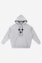 GODALON3 - Snow Wash Fleece Oversize Hoodie (Stone Grey)