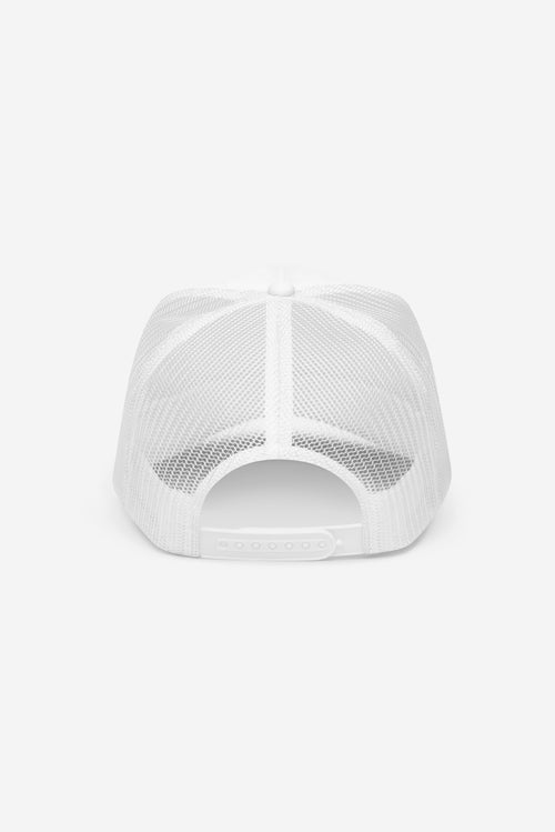 GA Emblem - Foam Trucker Hat (Linen White)