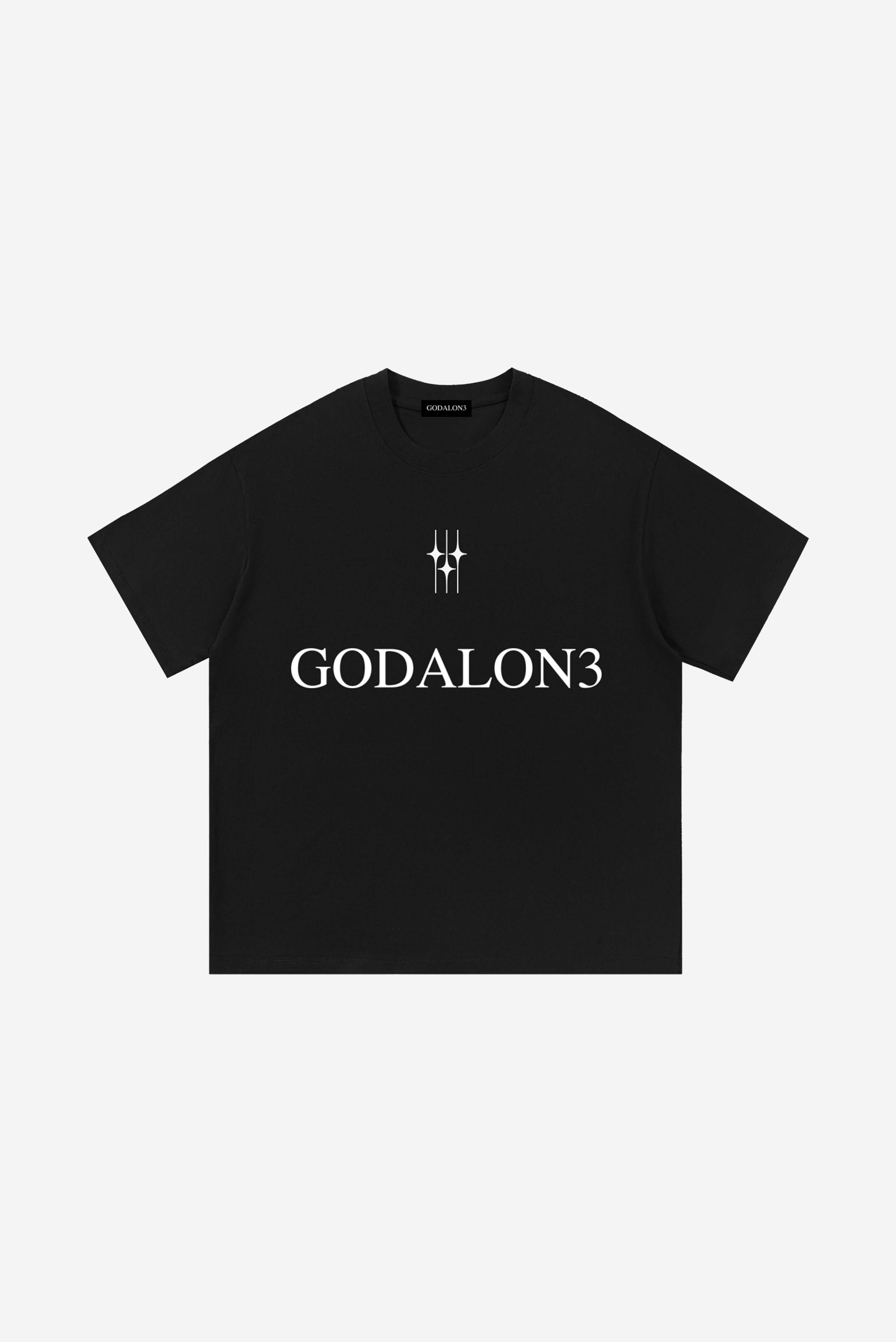 GODALON3 - Essential Cotton T-Shirt (Black)