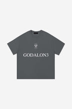 GODALON3 - Essential Cotton T-Shirt (Washed Grey)